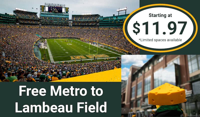 Green Bay Game Day Parking Lambeau Field