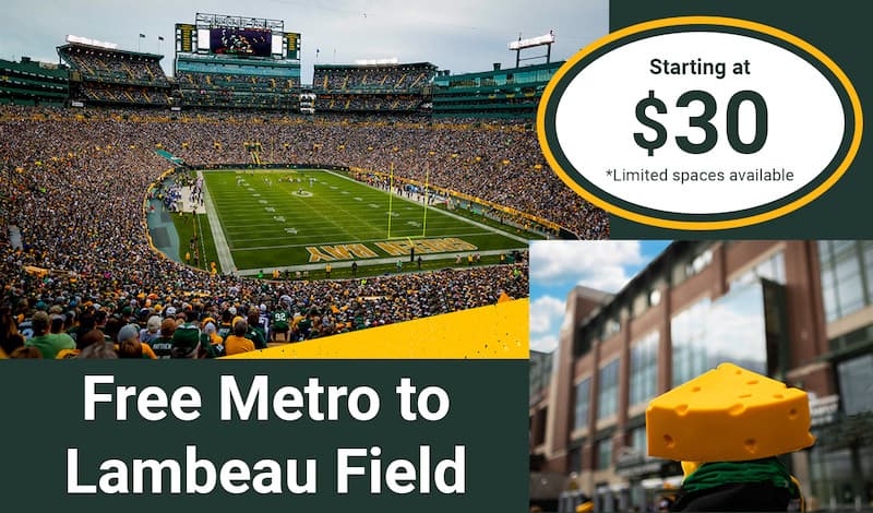 Green Bay Game Day Parking Lambeau Field